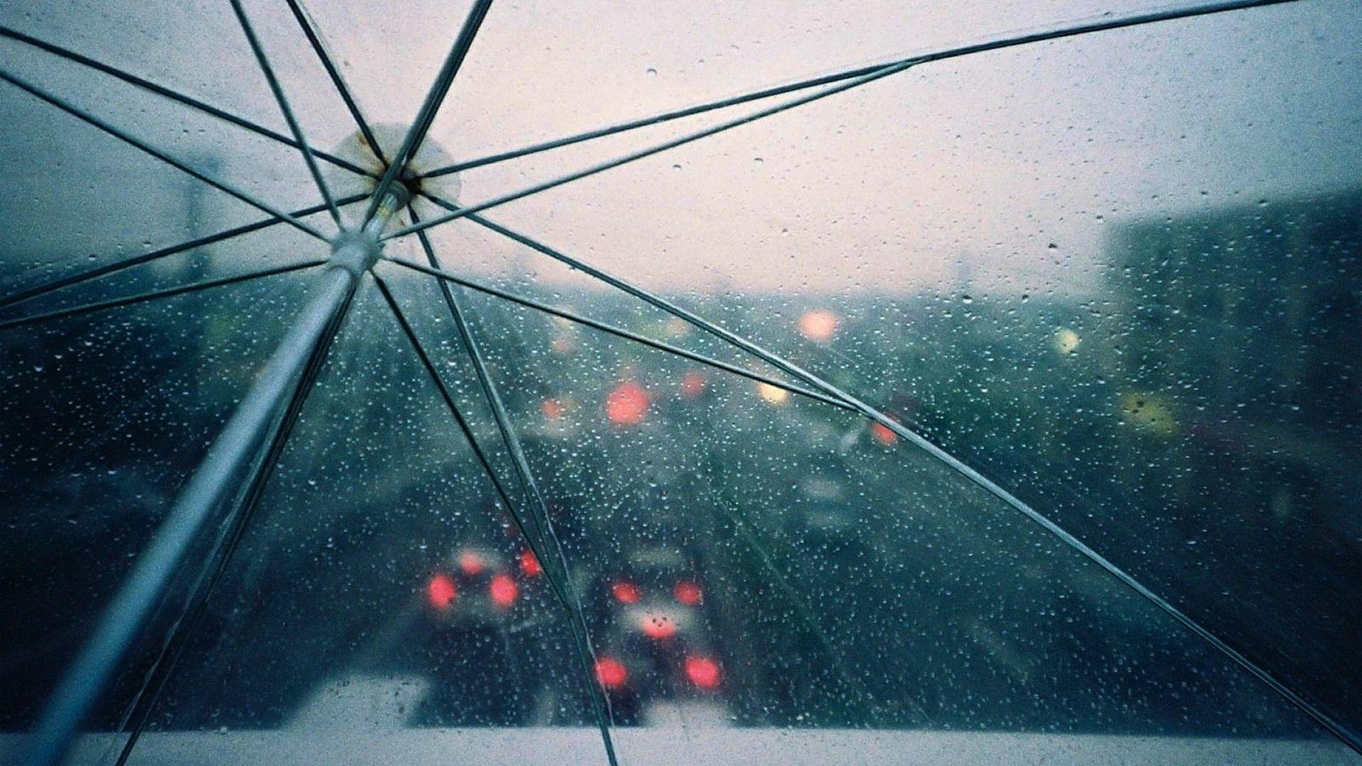 1920x1080 Rain Umbrella wallpaper, Desktop