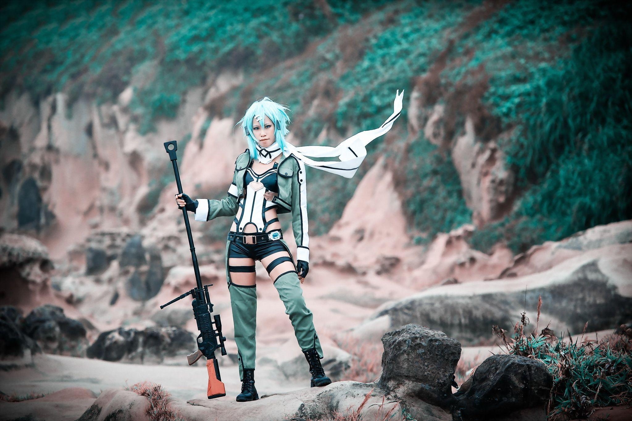 2050x1370 Sinon (Sword Art Online) HD Wallpaper. Background, Desktop