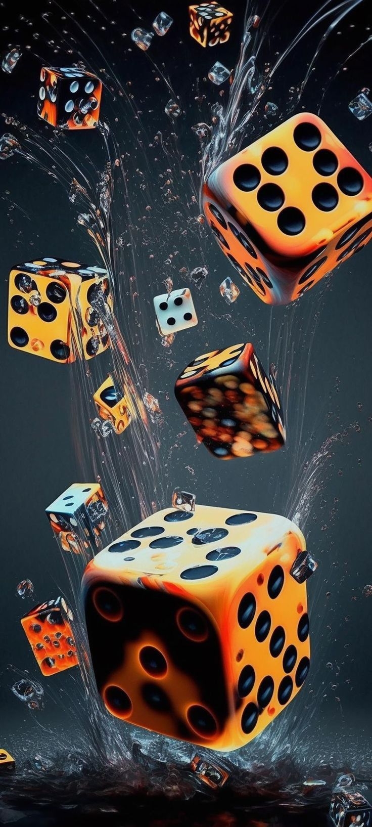 740x1640 Dice 4k wallpaper. Unique iphone, Phone