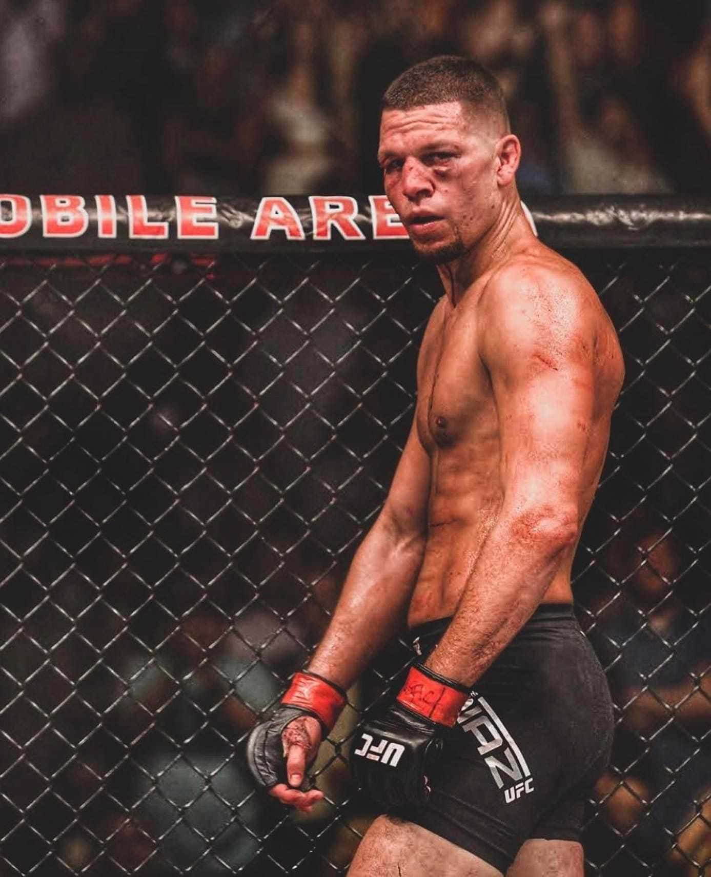 1390x1720 Download American Athlete Nate Diaz UFC, Phone