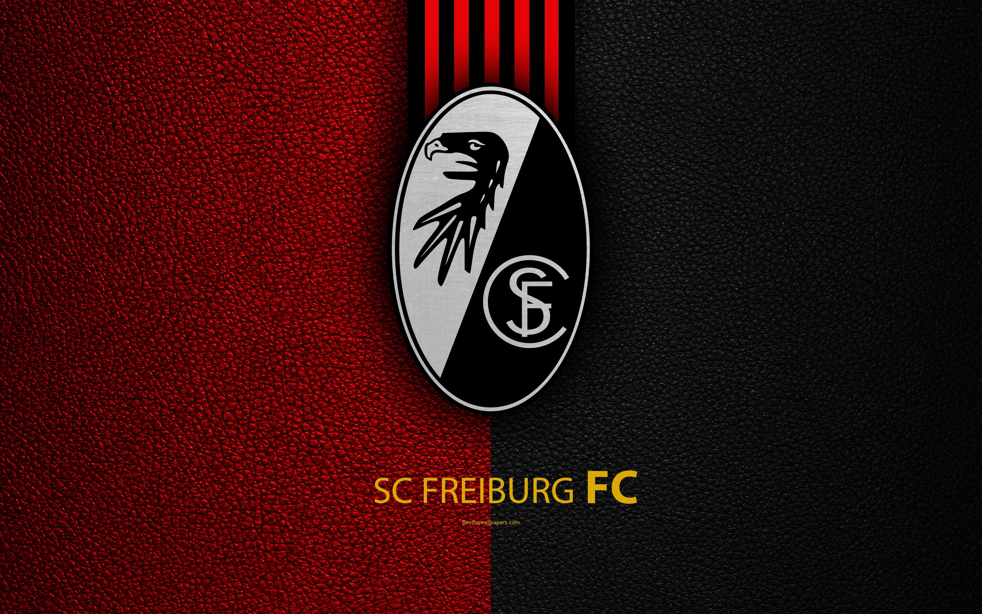 3840x2400 Download wallpaper SC Freiburg FC, 4k, German football club, Desktop