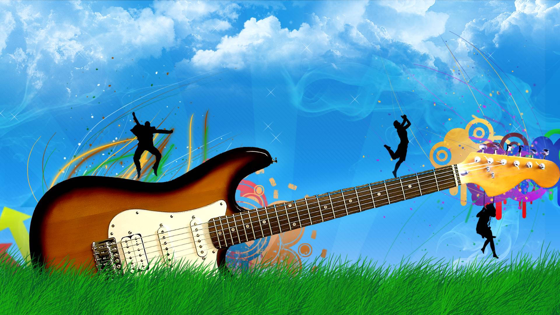 1920x1080 Download Electric Guitar Music Wallpaper, Desktop