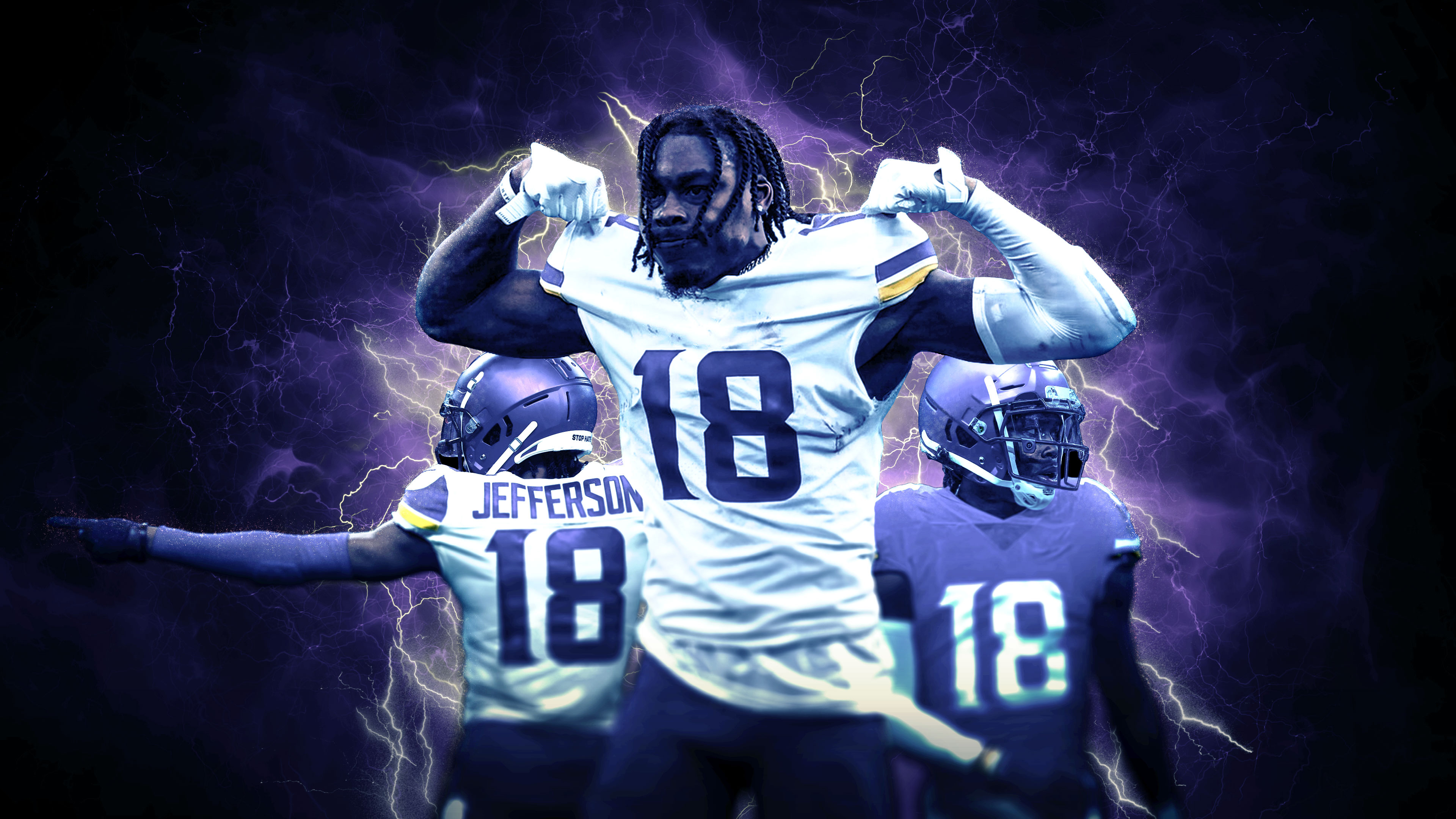 3840x2160 Justin Jefferson Wallpaper and Background, Desktop