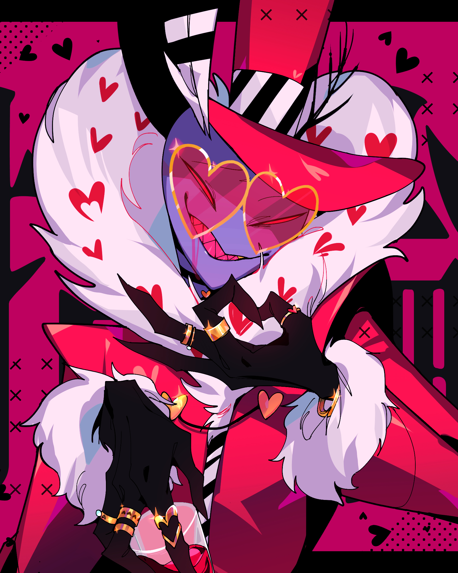 1600x2000 Valentino (Hazbin), Wallpaper Anime Image Board, Phone