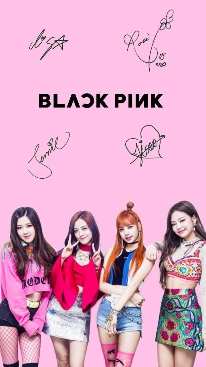 720x1280 Blackpink Wallpaper Discover More Aesthetic, Background, Desktop, IPhone, Jennie Wallpaper. /blackpink 86/. Black Pink, İmza, Kpop, Phone