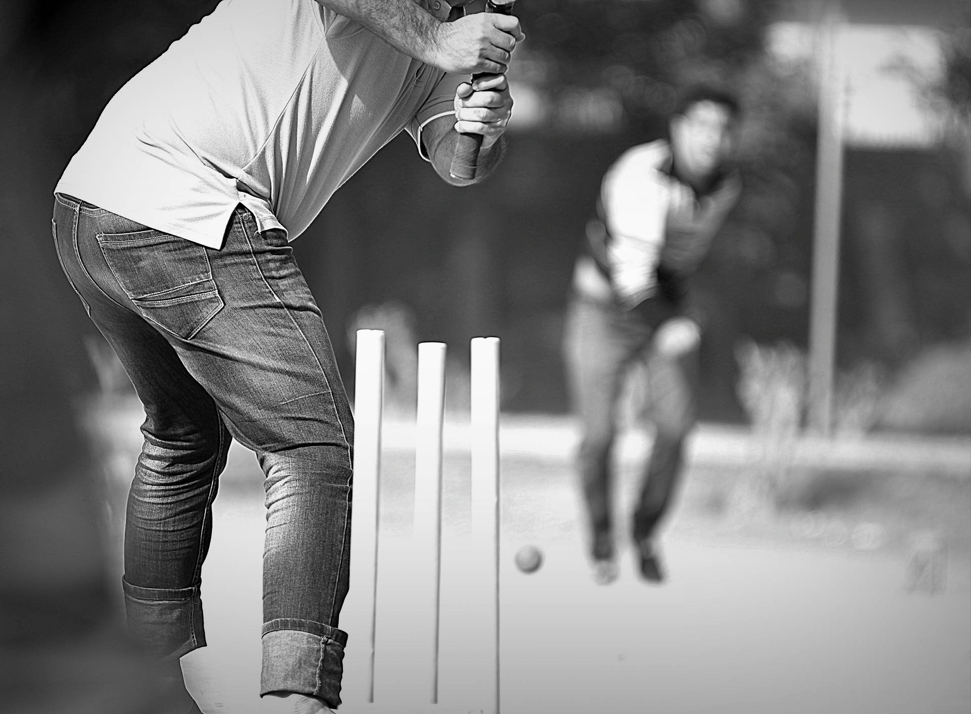 1920x1420 Download Cricket Players Black And White Wallpaper, Desktop