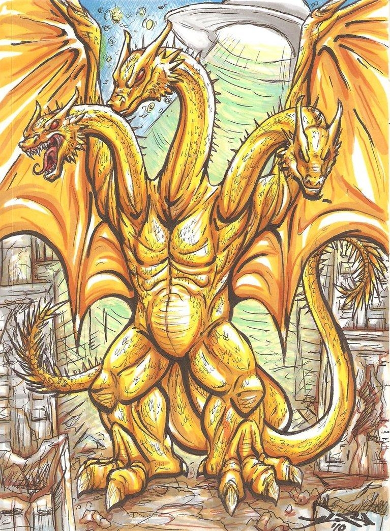 770x1050 Free download King Ghidorah Wallpaper 3 deviants said king ghidorah, Phone