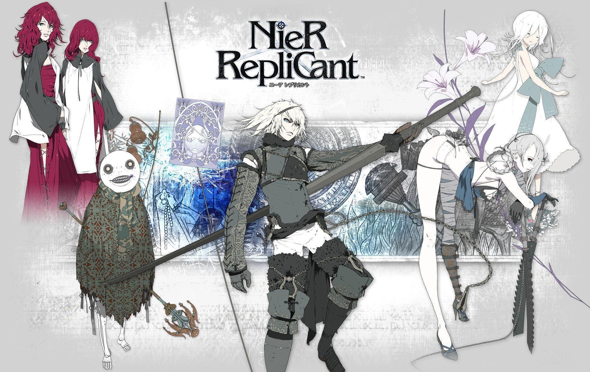 1900x1200 nier_cast_wallpaper_by_, Desktop