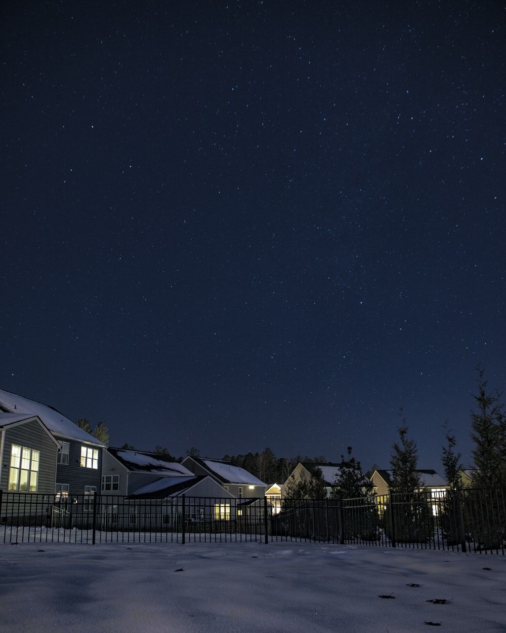 1000x1250 Winter Night Picture. Download Free Image, Phone