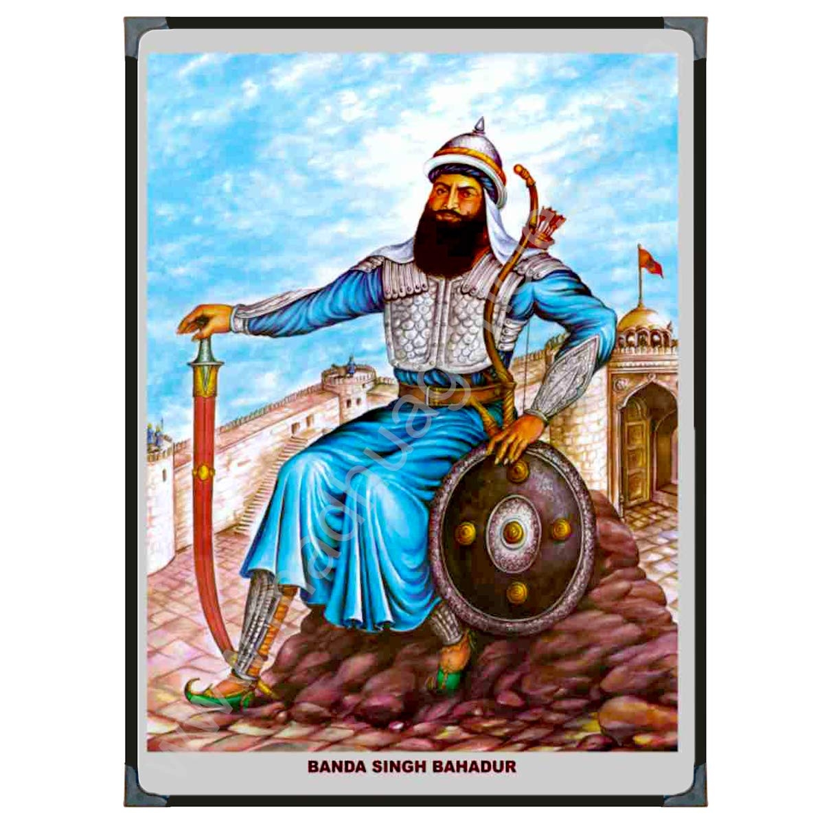 1200x1200 Buy Banda Singh Bahadur Photo 8mm Wood and Glossy Beading Photo Frames A4 Size (12 X 8) Online at Low Prices in India, Phone