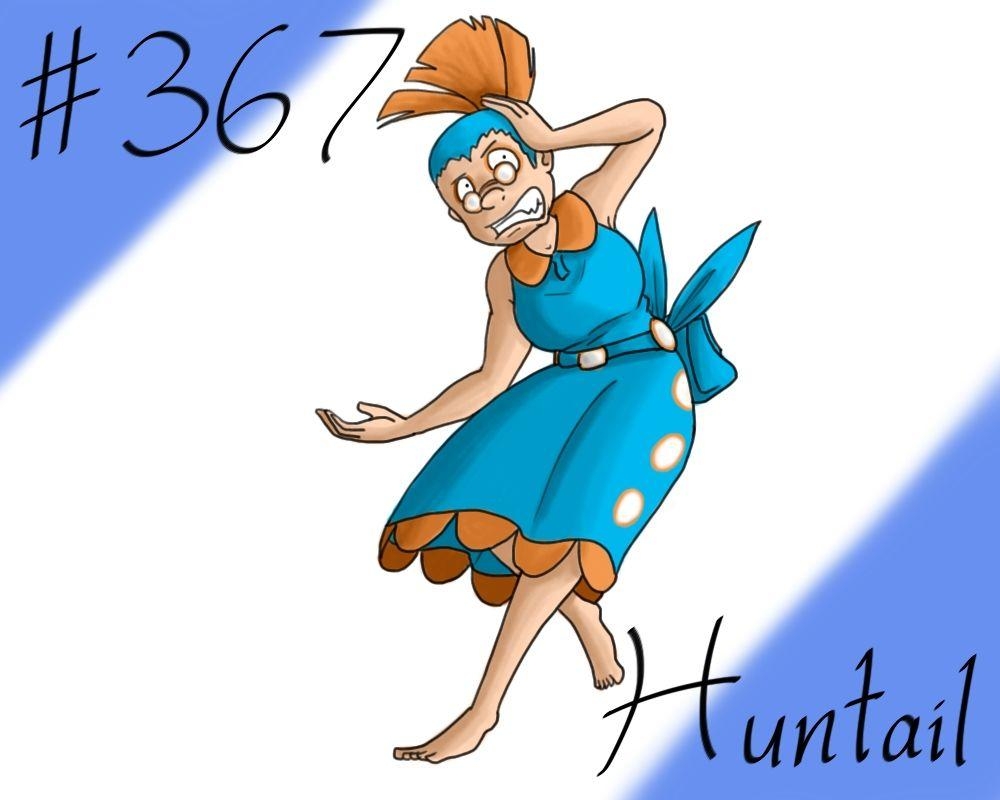 1000x800 Pokemon Gijinka Project 367 Huntail, Desktop