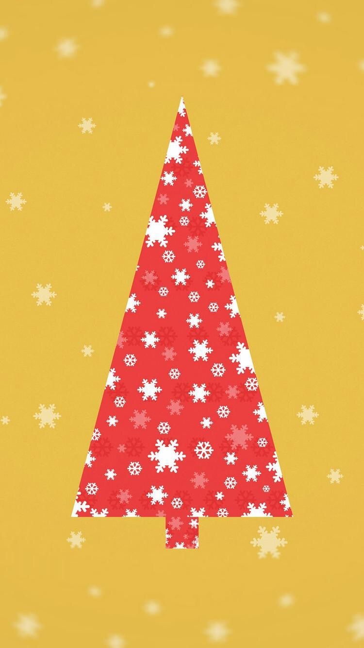 750x1340 Minimalist Christmas Desktop Wallpaper HD, Phone