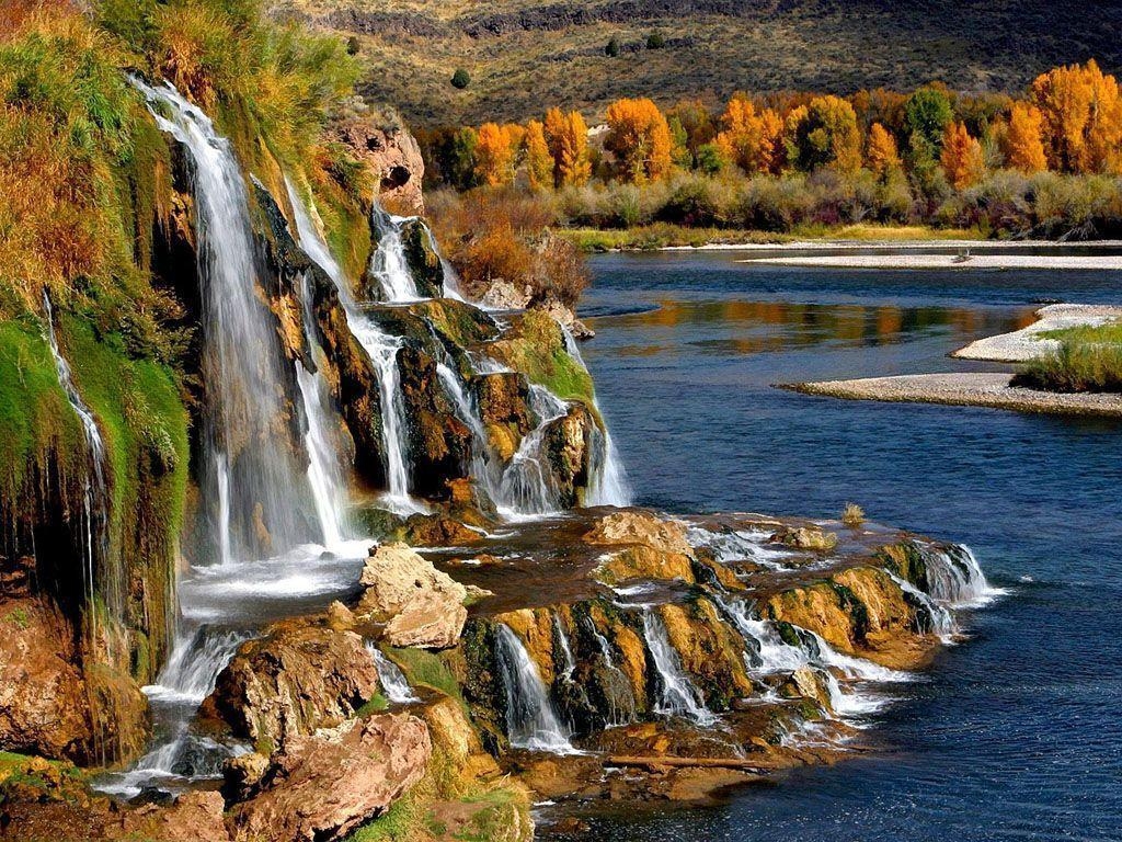 1030x770 wallpaper: Waterfalls Scenery Wallpaper, Desktop