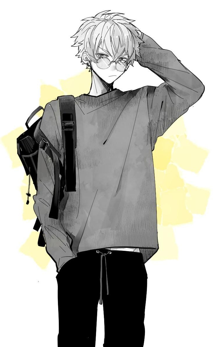 740x1200 Anime Boy Drawing, Phone