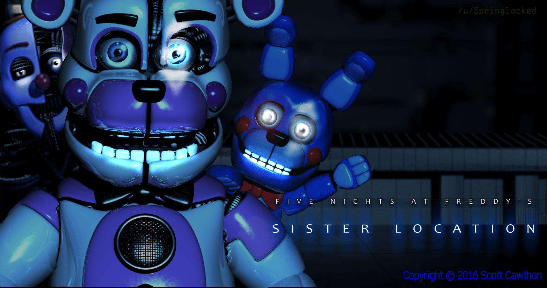 1900x1000 Sister Location Wallpaper // Game over, kid. FREDDY, Desktop