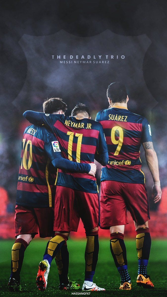 680x1200 Messi Suarez Neymar Wallpaper, Phone