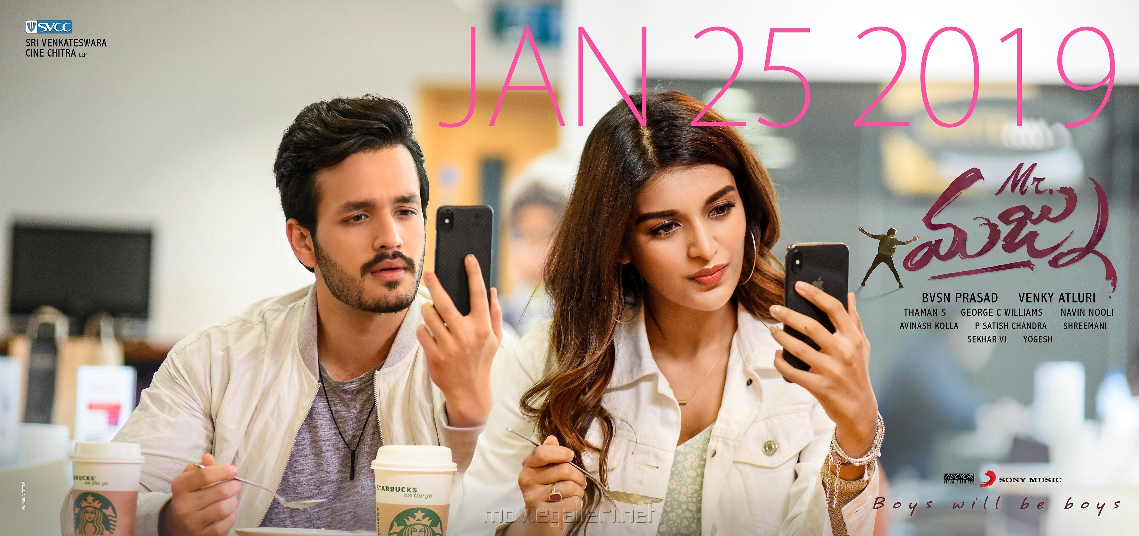 3830x1800 Mr Majnu Movie Release Date 25th January 2019 Wallpaper HD. New, Dual Screen