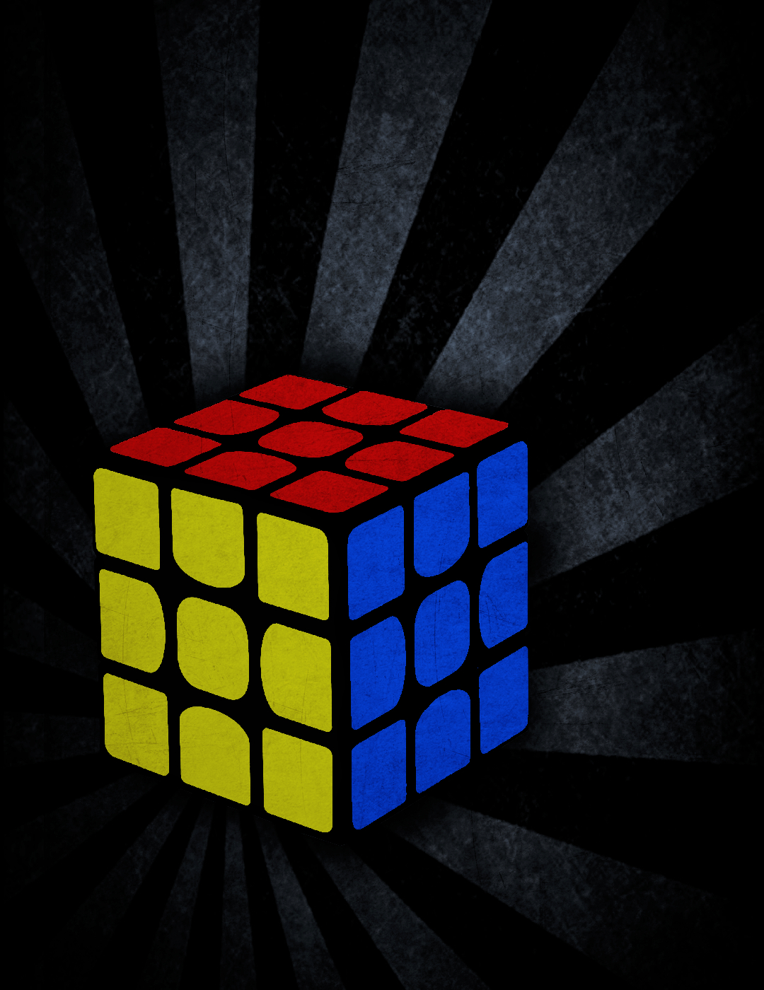 1080x1400 Minimalist Rubik's Cube phone wallpaper I made if you can guess, Phone