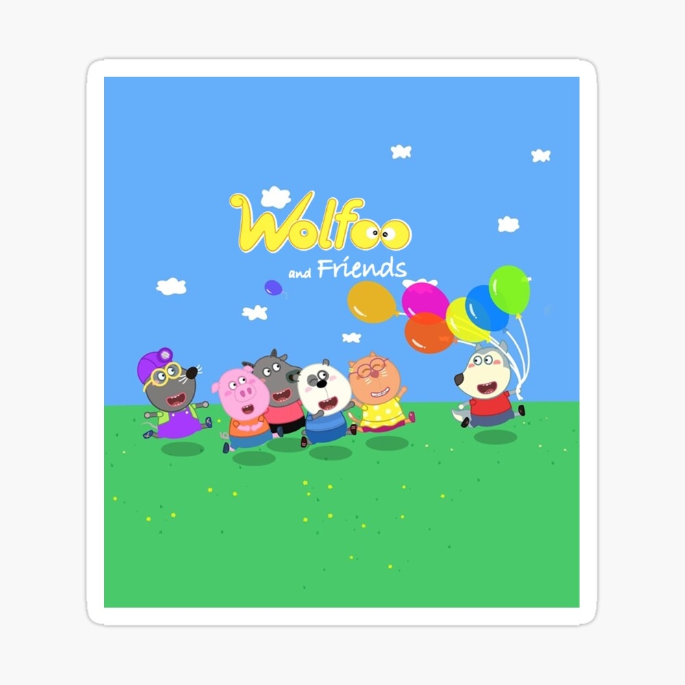 1000x1000 Pagia New Wolfoo and Friends is an animated 2021 Photographic Print, Phone