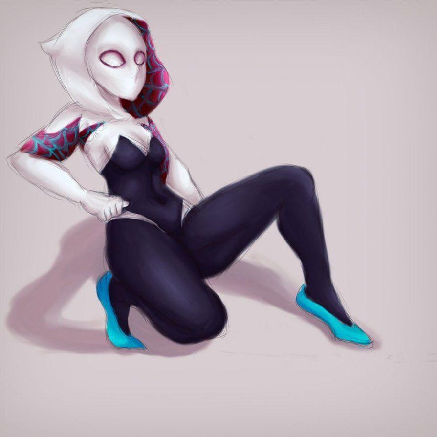 900x900 Spider Gwen Fan Art Wallpaper, Phone