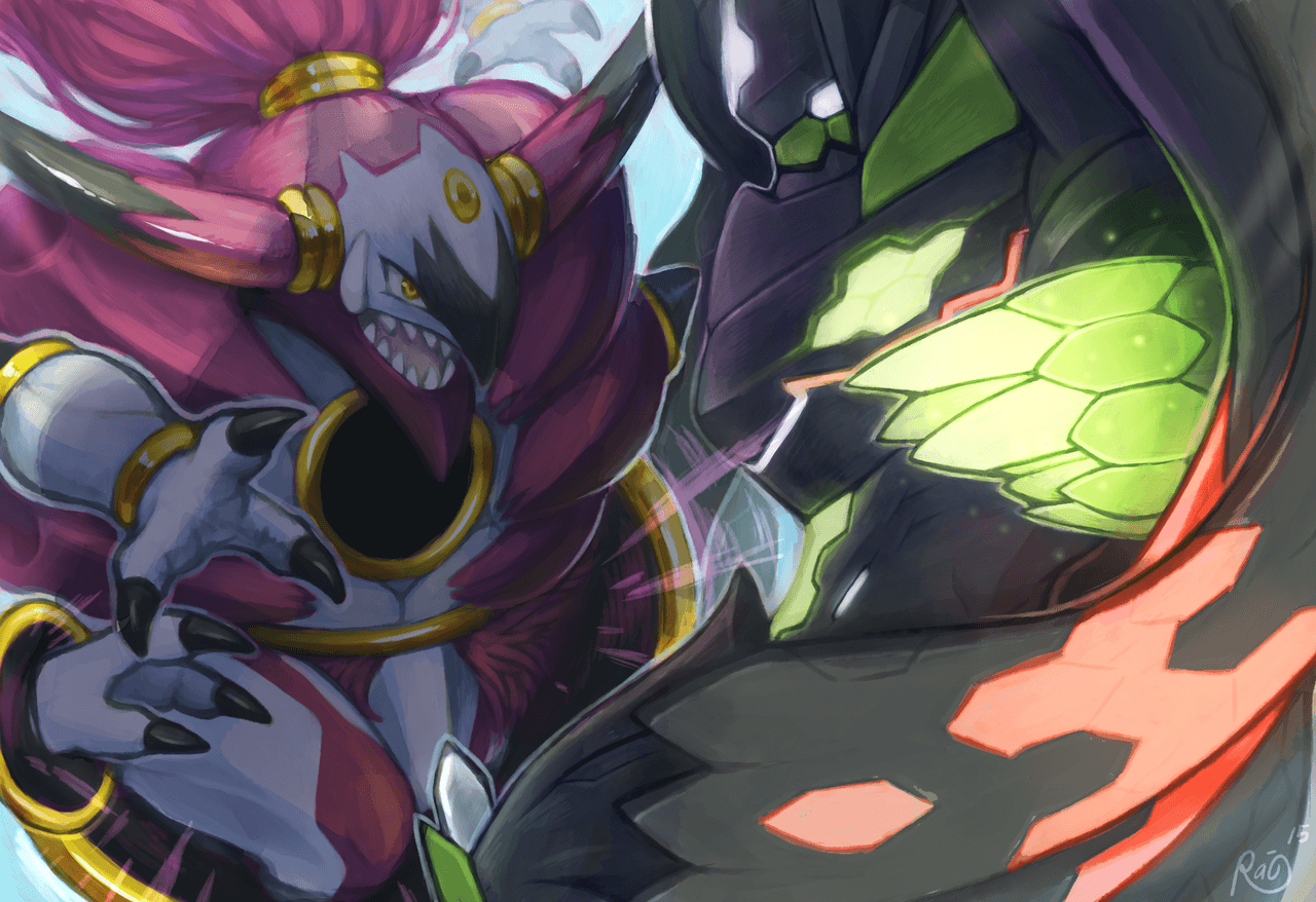 1280x880 Clash of Legends: Hoopa vs. Zygarde, Desktop