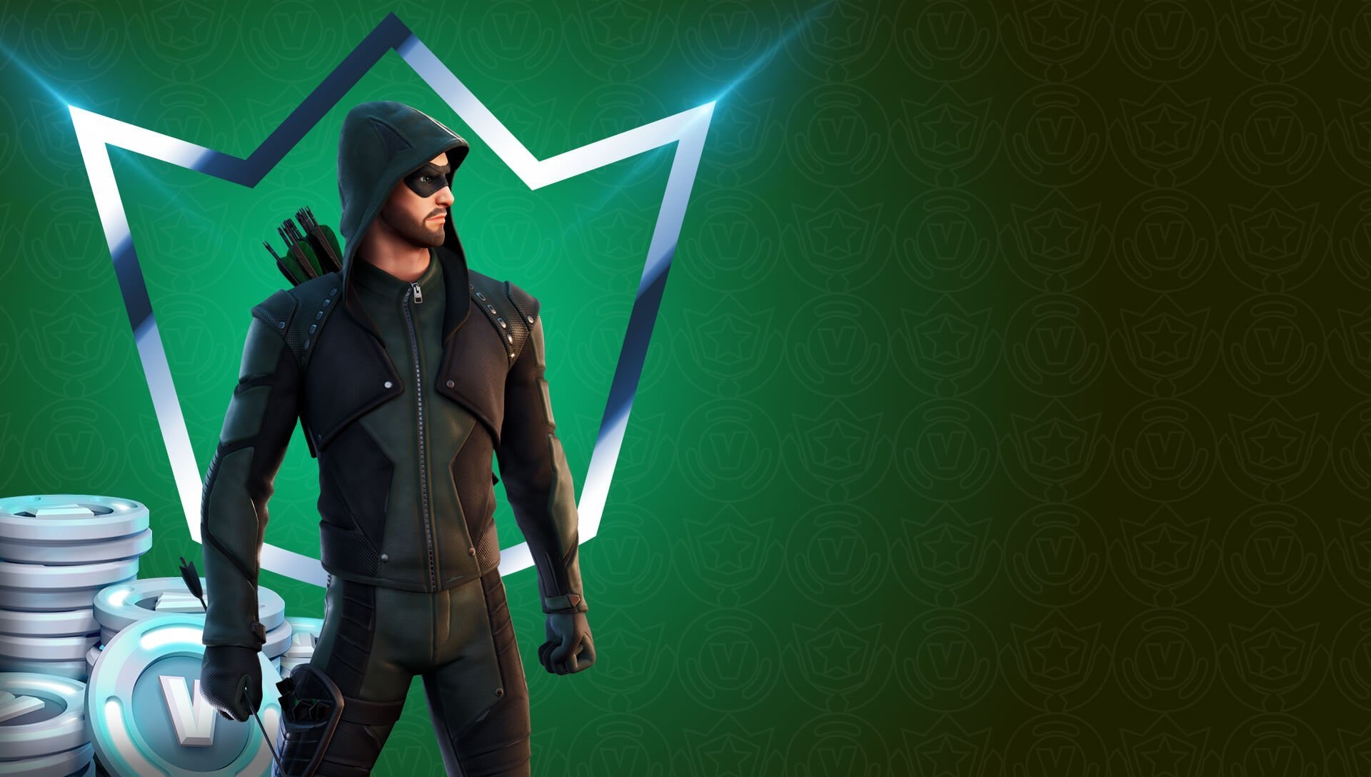 1920x1090 Green Arrow Fortnite wallpaper, Desktop