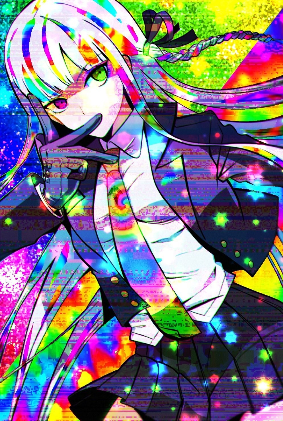 1000x1480 Best glitchcore pfp ideas. aesthetic anime, cybergoth, glitchcore anime, Phone