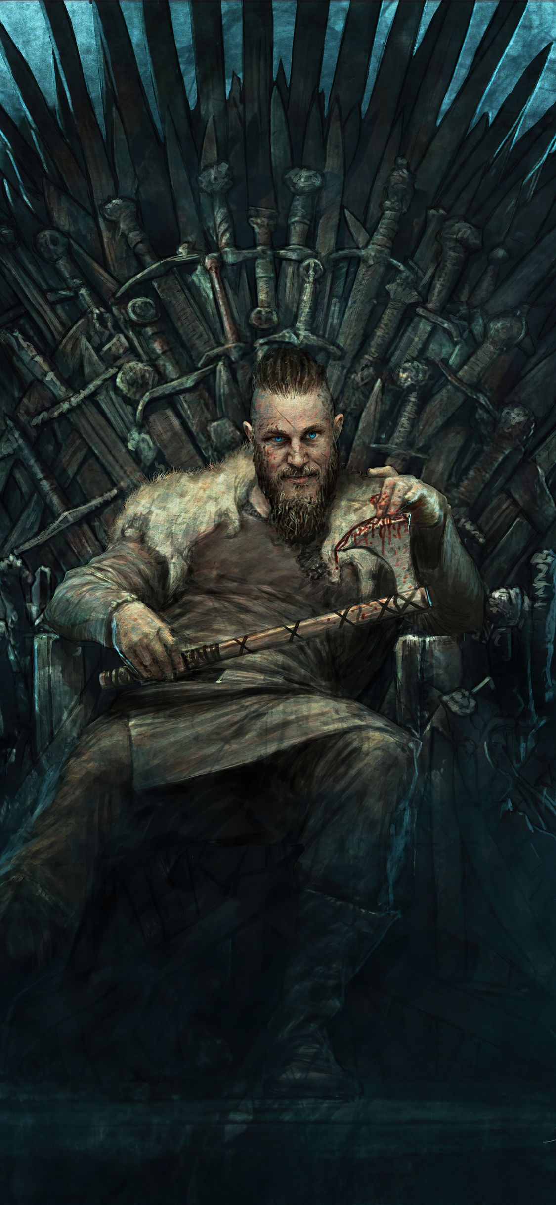 1130x2440 King Ragnar 4k iPhone XS, iPhone iPhone X HD 4k Wallpaper, Image, Background, Photo and Picture, Phone