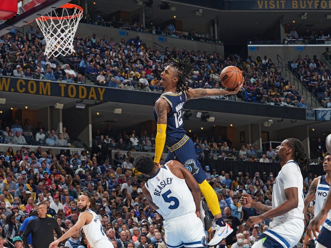 1140x860 Ja Morant on Dunk: It's 'Easy' to Put Another Guard on a Poster, Desktop