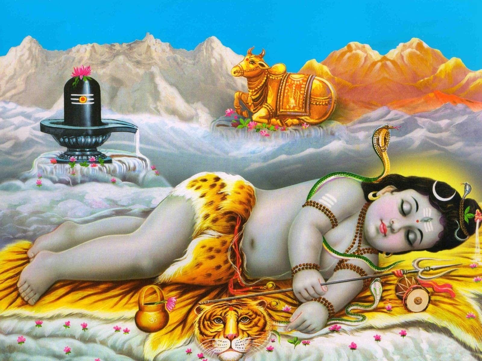 1600x1200 Cute Child Lord Shiva, Desktop