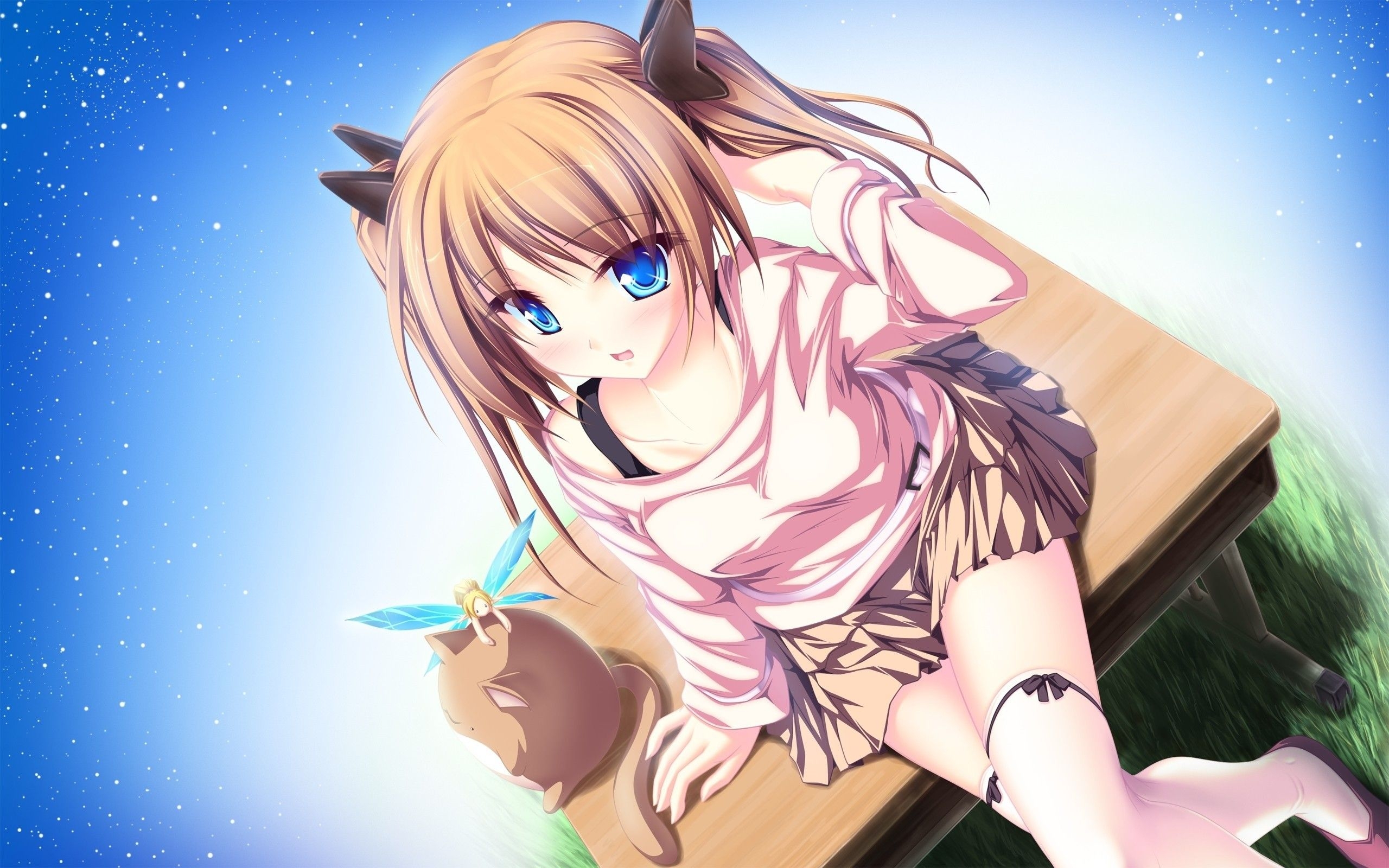 2560x1600 HD Beautiful Anime Girl 4k Wallpaper for Mobile, Desktop