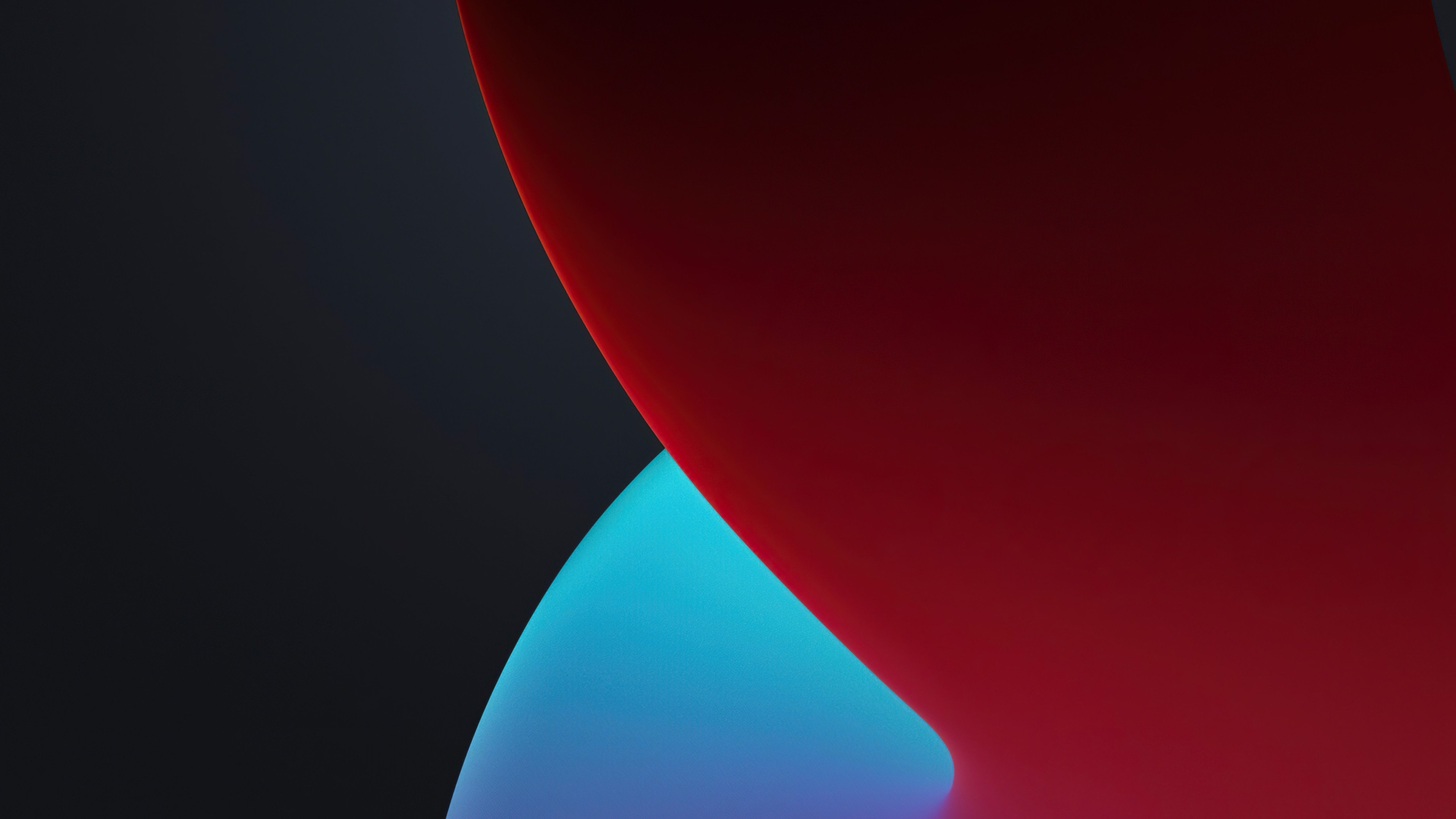 5120x2880 iOS 14 4K Wallpaper, WWDC, iPhone iPadOS, Dark, Red, Stock, Gradients, Desktop