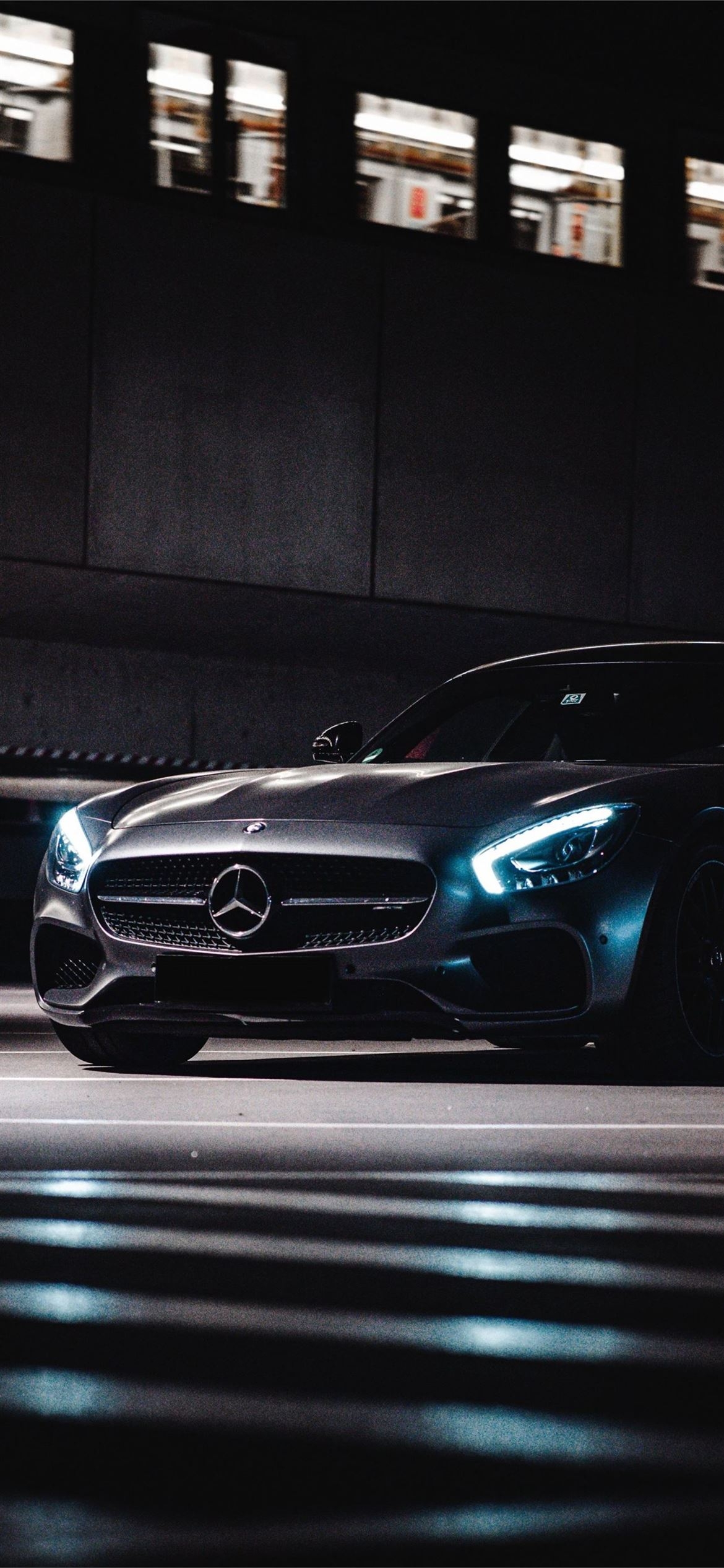 1170x2540 Luxurious car black Mercedes Benz iPhone Wallpaper Free Download, Phone