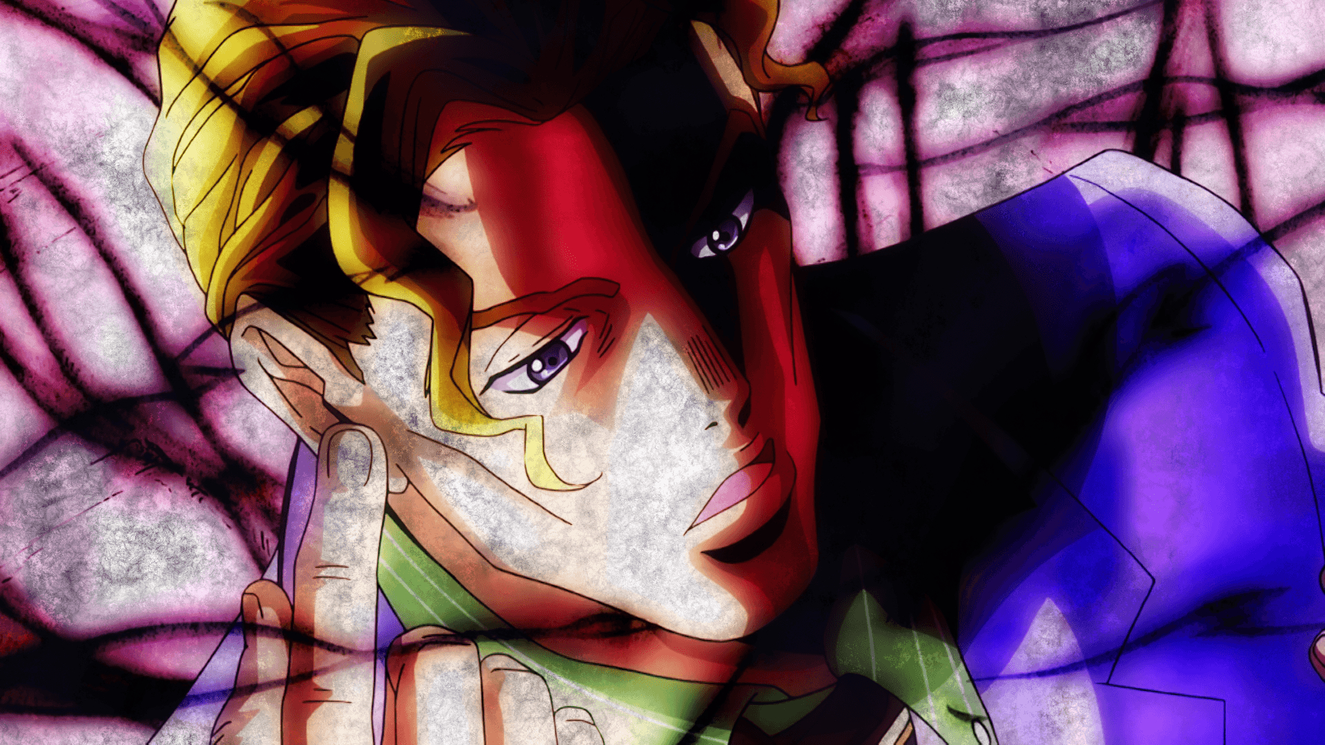 1920x1080 Download  Yoshikage Kira, Jojo's Bizarre Adventure, Blonde, Desktop