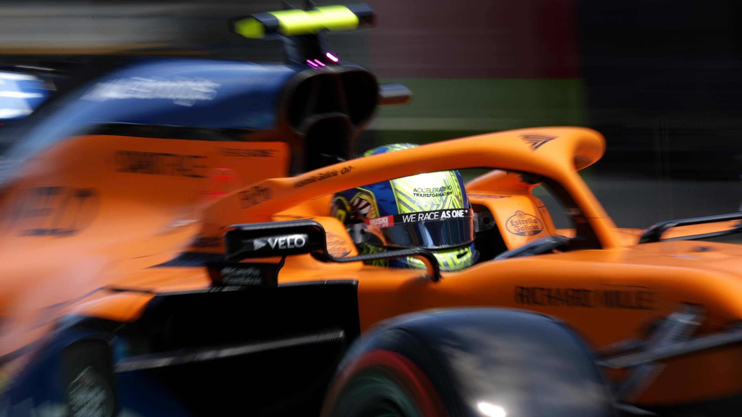 2560x1440 Lando Norris shocked after securing fourth on Austrian GP grid, Desktop