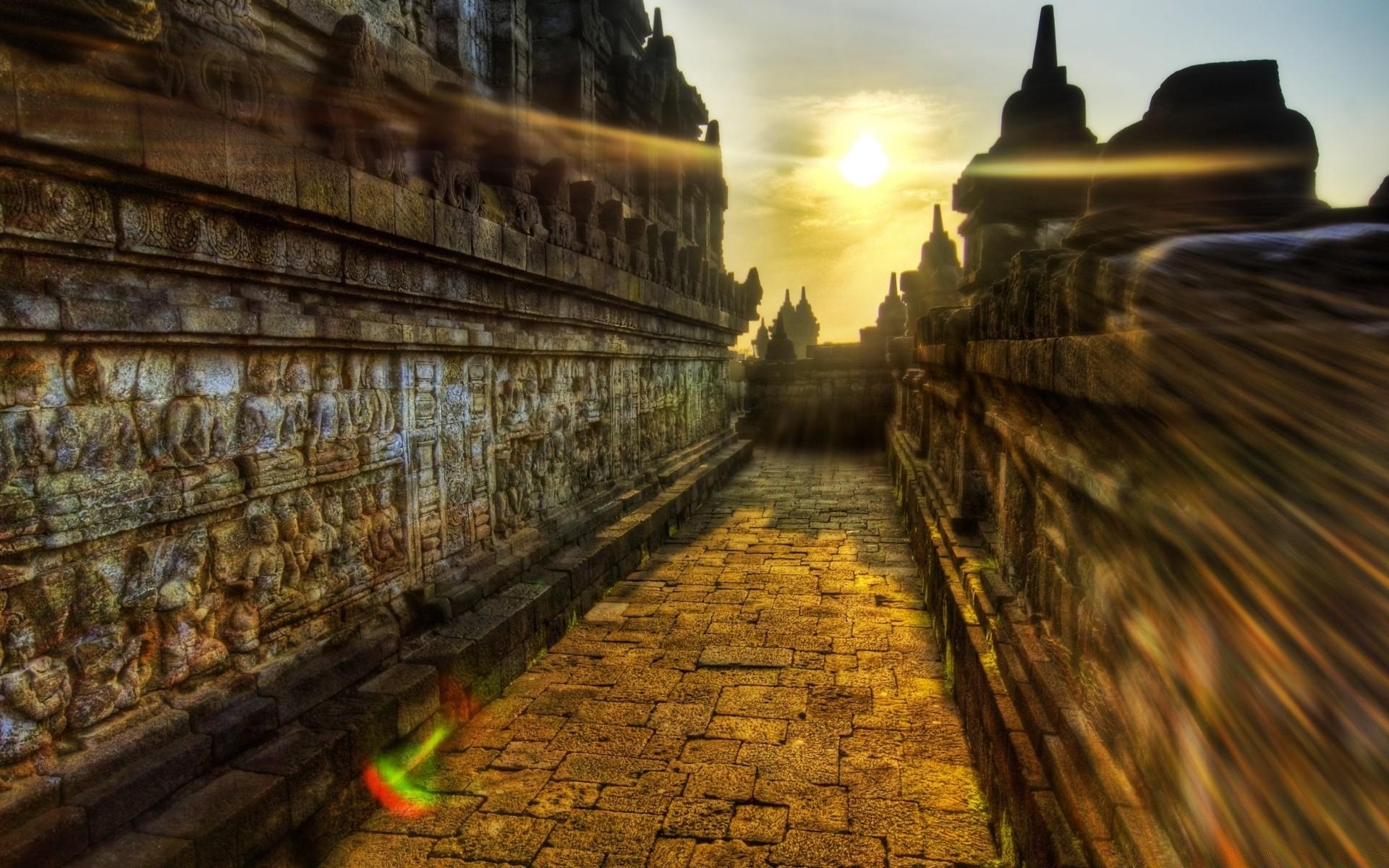 1920x1200 The Buddhist Temple Of Borobudur, Indonesia. Android wallpaper, Desktop