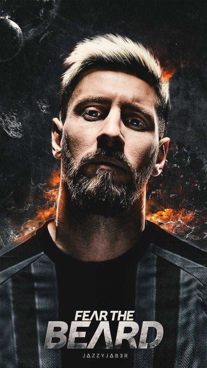 670x1200 FEAR THE BEARD (Leo Messi), Phone