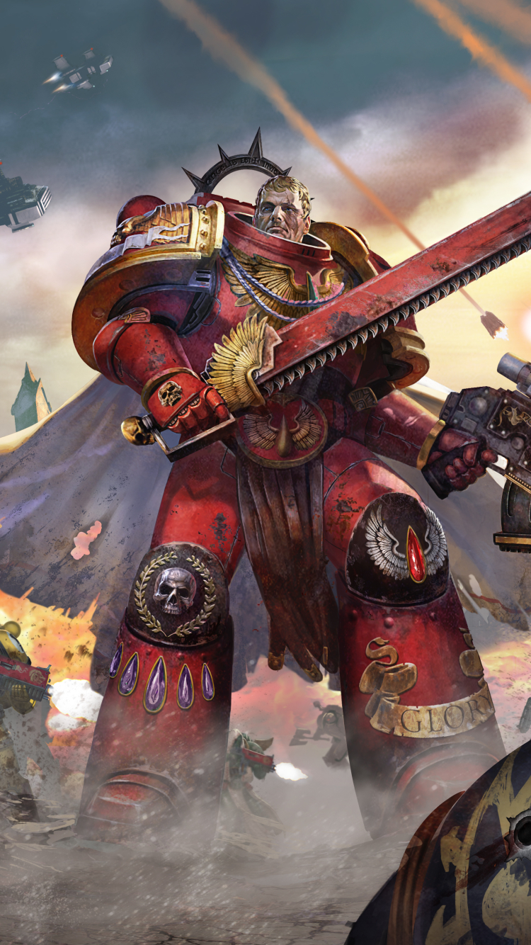 750x1340 Weapon, Warhammer, Warrior, Armor, Phone