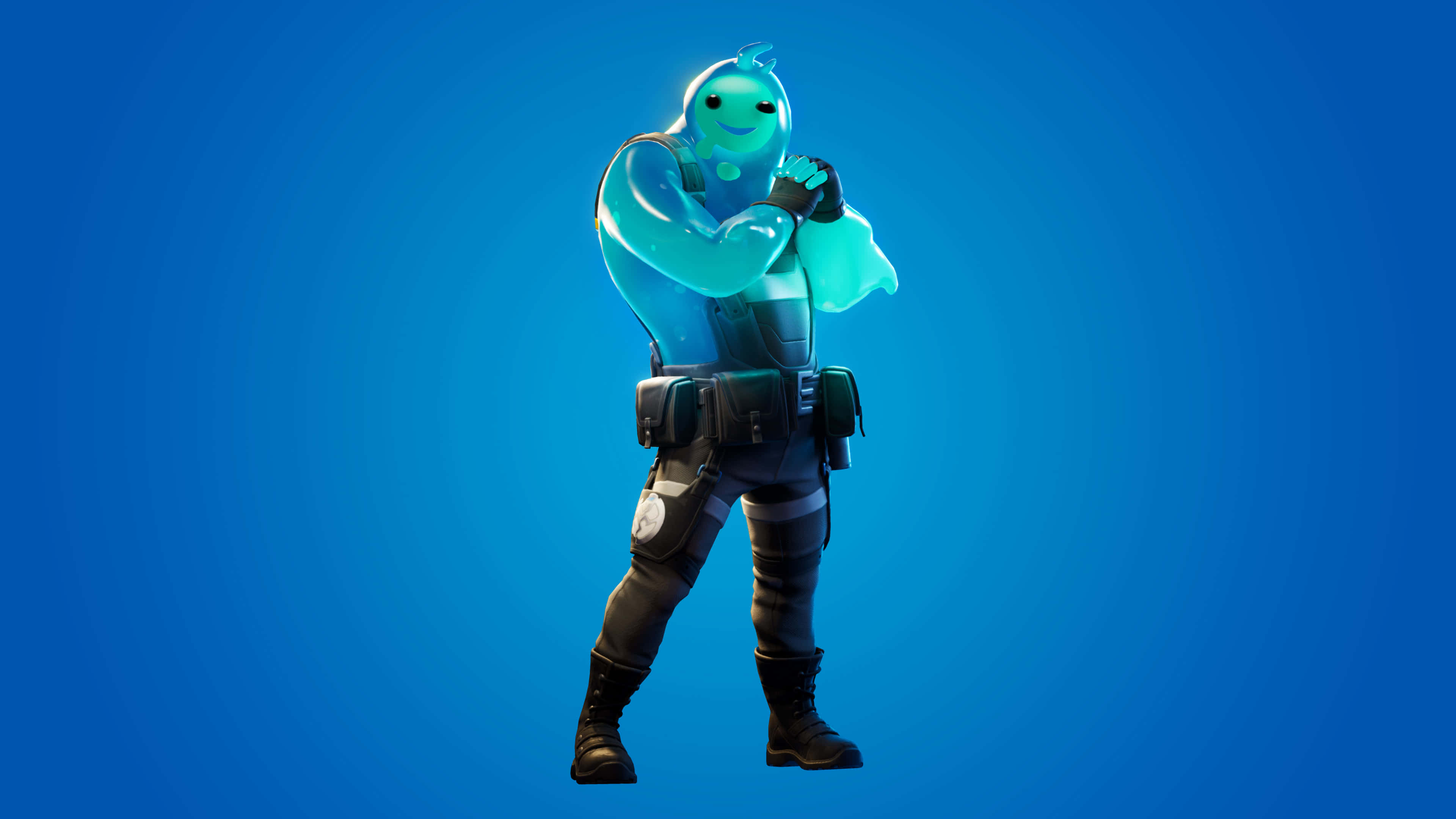 3840x2160 Fortnite Slurp Squad Set Rippley Vs Sludge Skin Outfit UHD 4K Wallpaper, Desktop