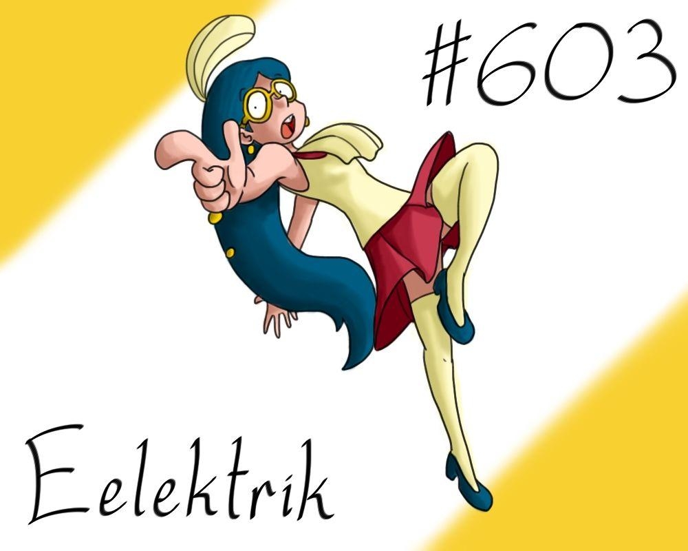 1000x800 Pokemon Gijinka Project 603 Eelektrik, Desktop