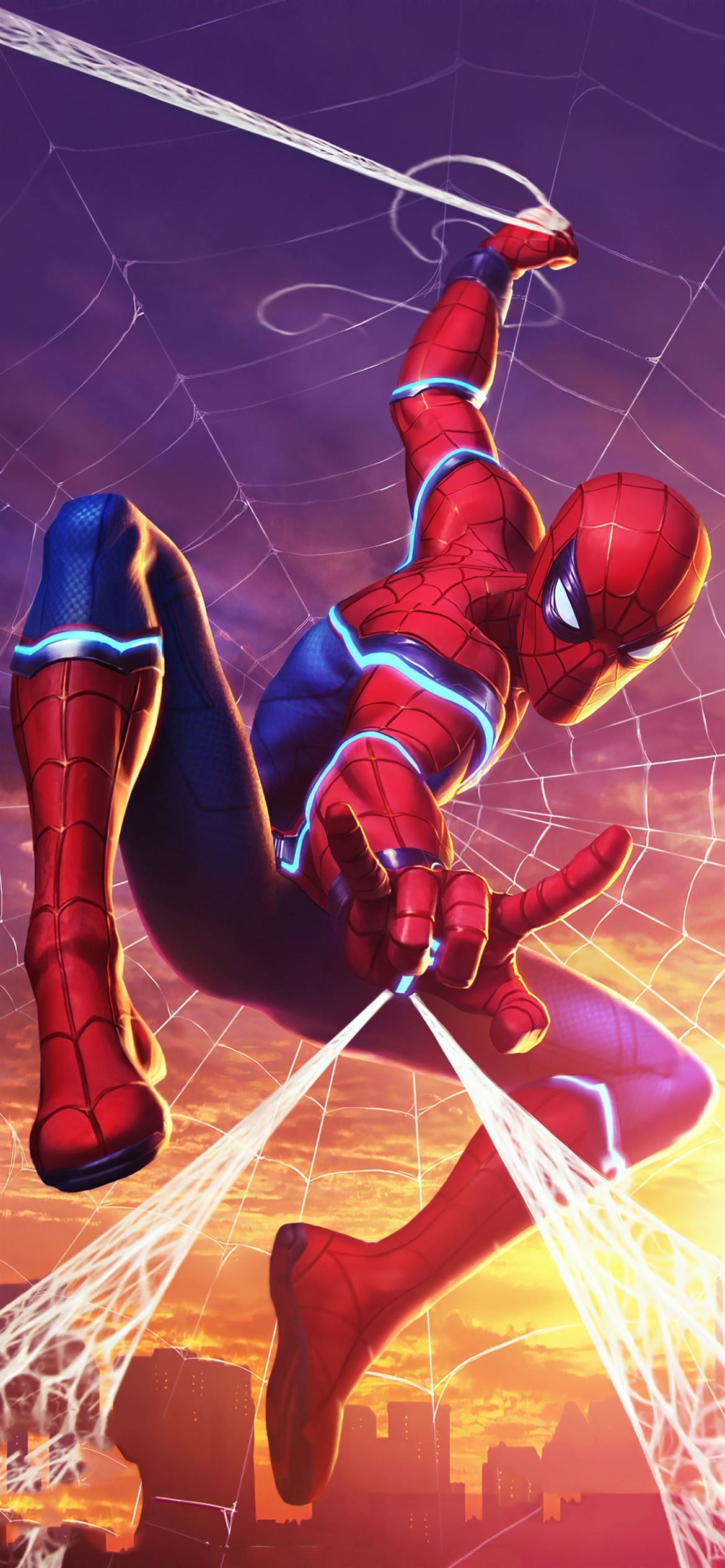 1170x2540 spider man marvel contest of champions iPhone 12 Wallpaper Free Download, Phone