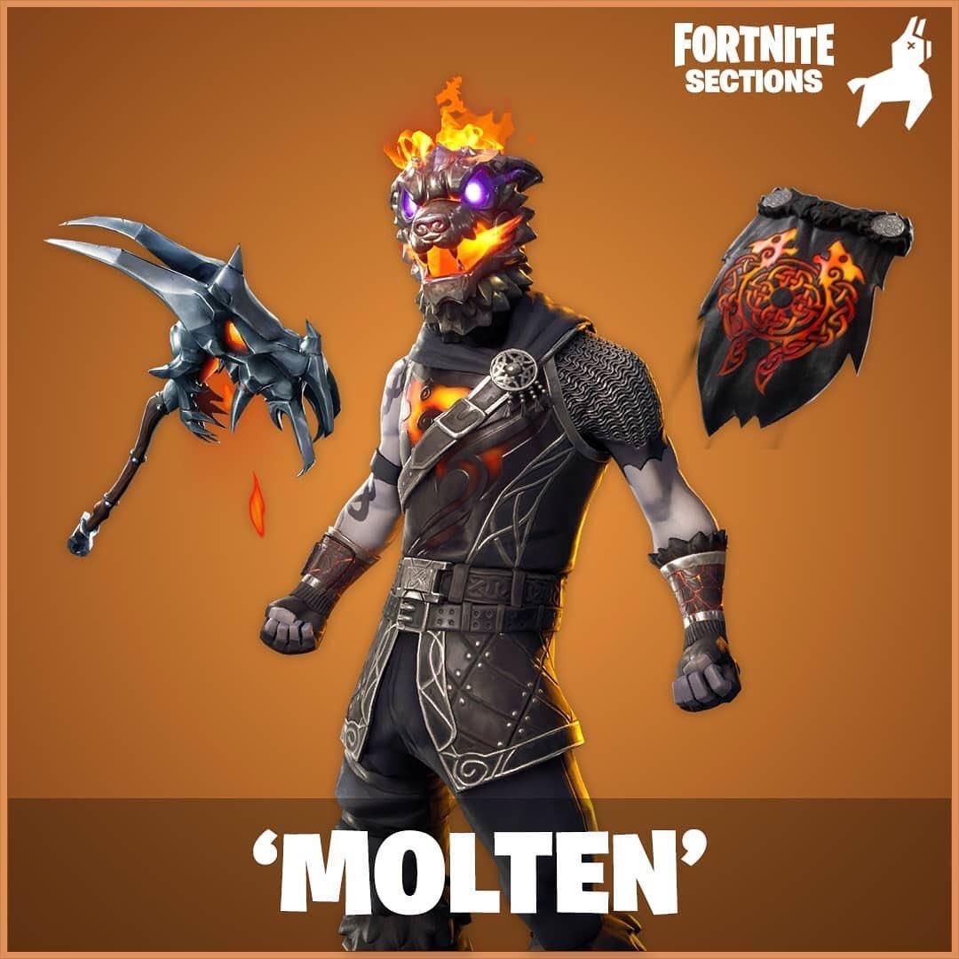 1080x1080 Molten Battle Hound Fortnite wallpaper, Phone