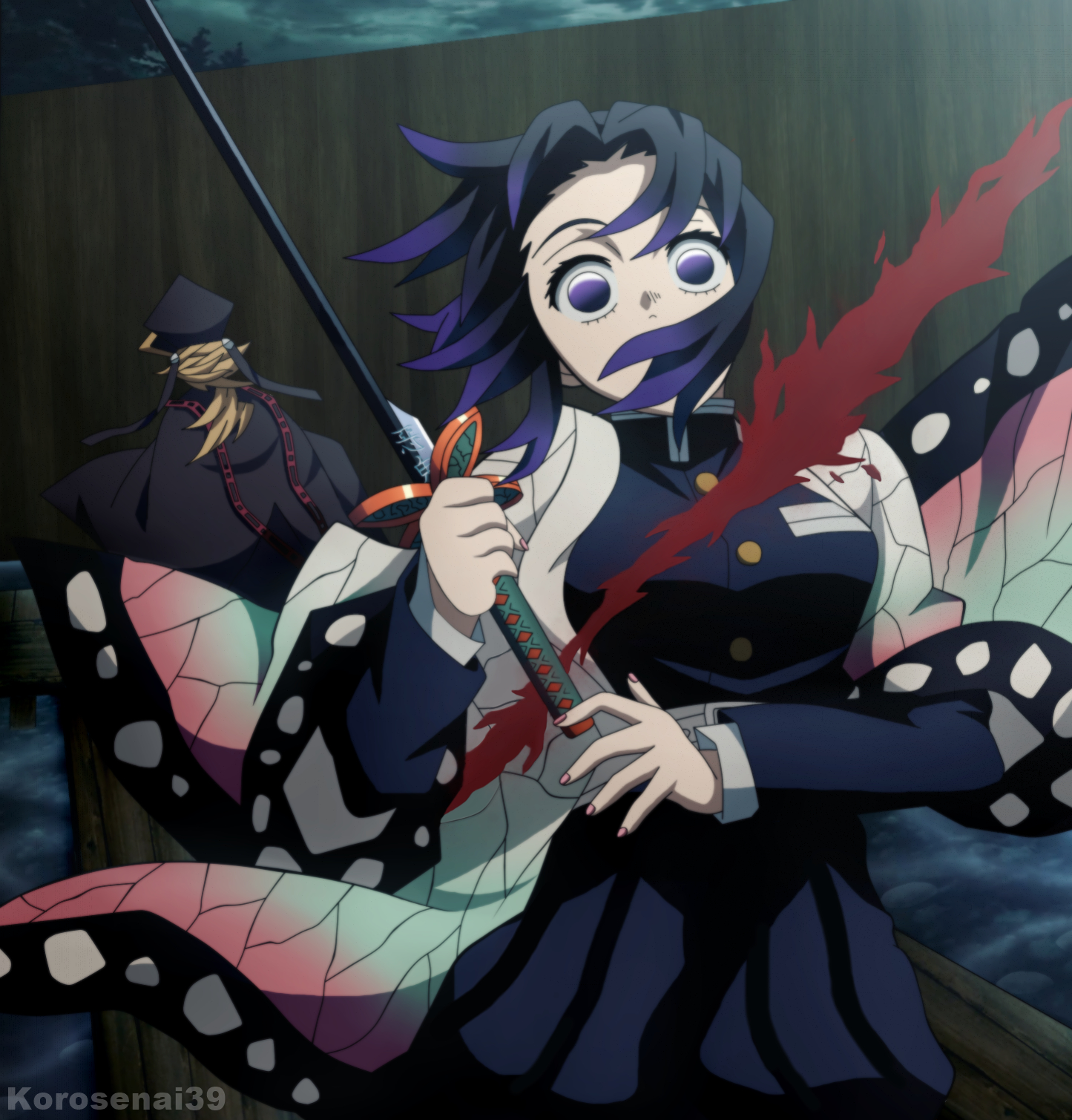 1450x1510 Shinobu vs Doma. Kimetsu no Yaiba. Anime, Anime demon, Slayer anime, Phone