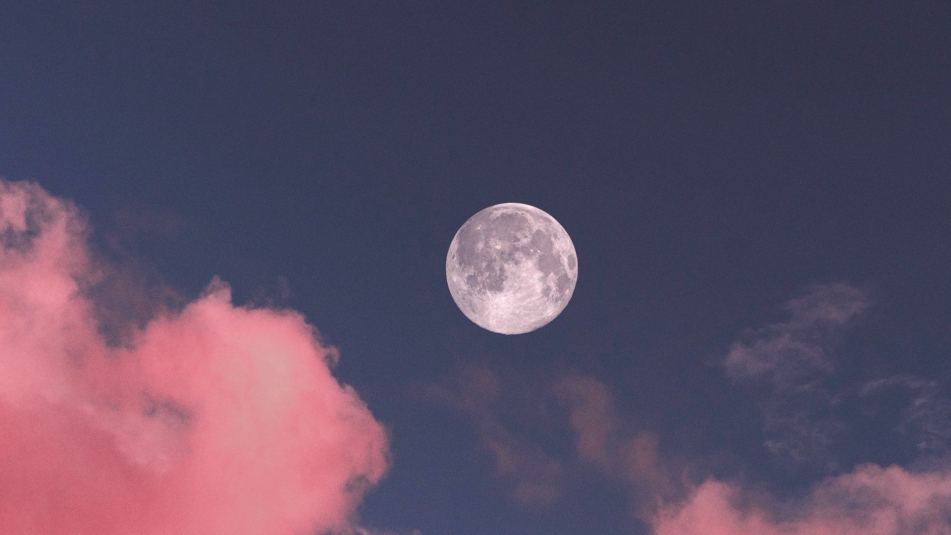 1920x1080 Aesthetic Moon Wallpaper, Desktop