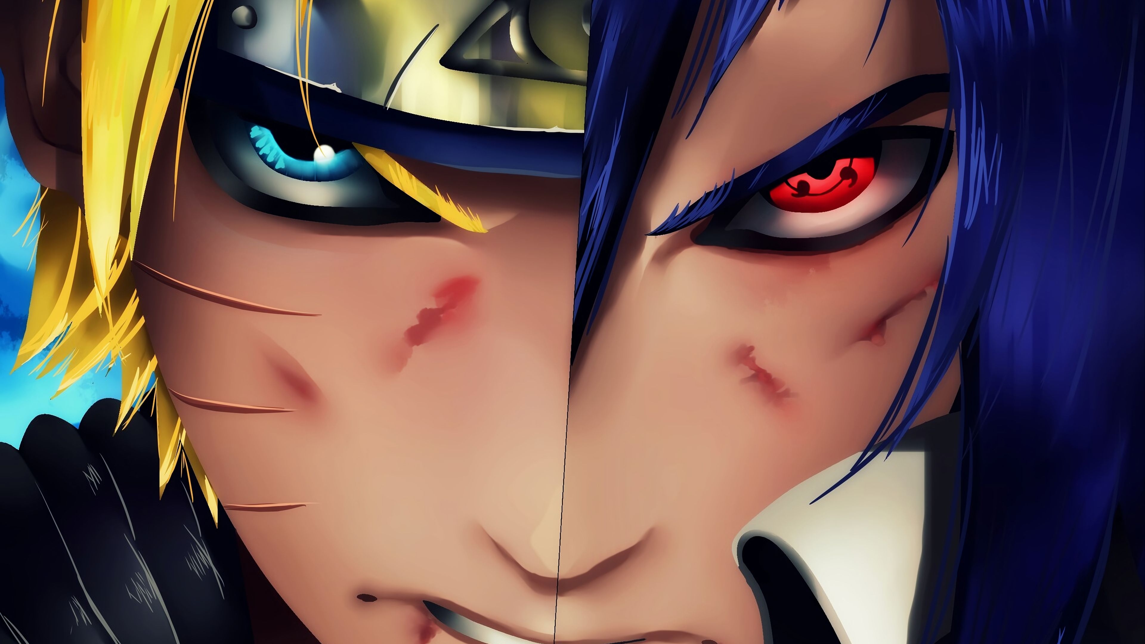 3840x2160 Naruto Vs Sasuke, HD Anime, 4k Wallpaper, Image, Background, Photo and Picture, Desktop