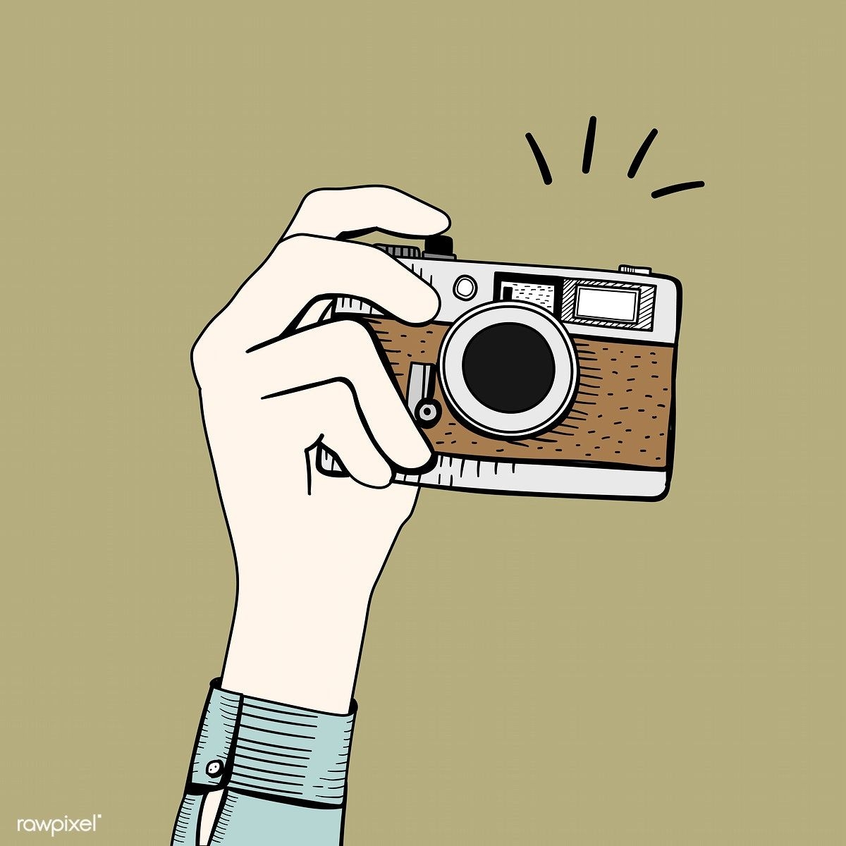 1200x1200 Vector of vintage camera. free image. Camera illustration, Camera wallpaper, Vintage camera, Phone