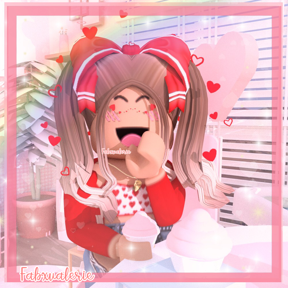 1000x1000 Preppy valentines roblox GFX. Roblox animation, Roblox, Roblox picture, Phone