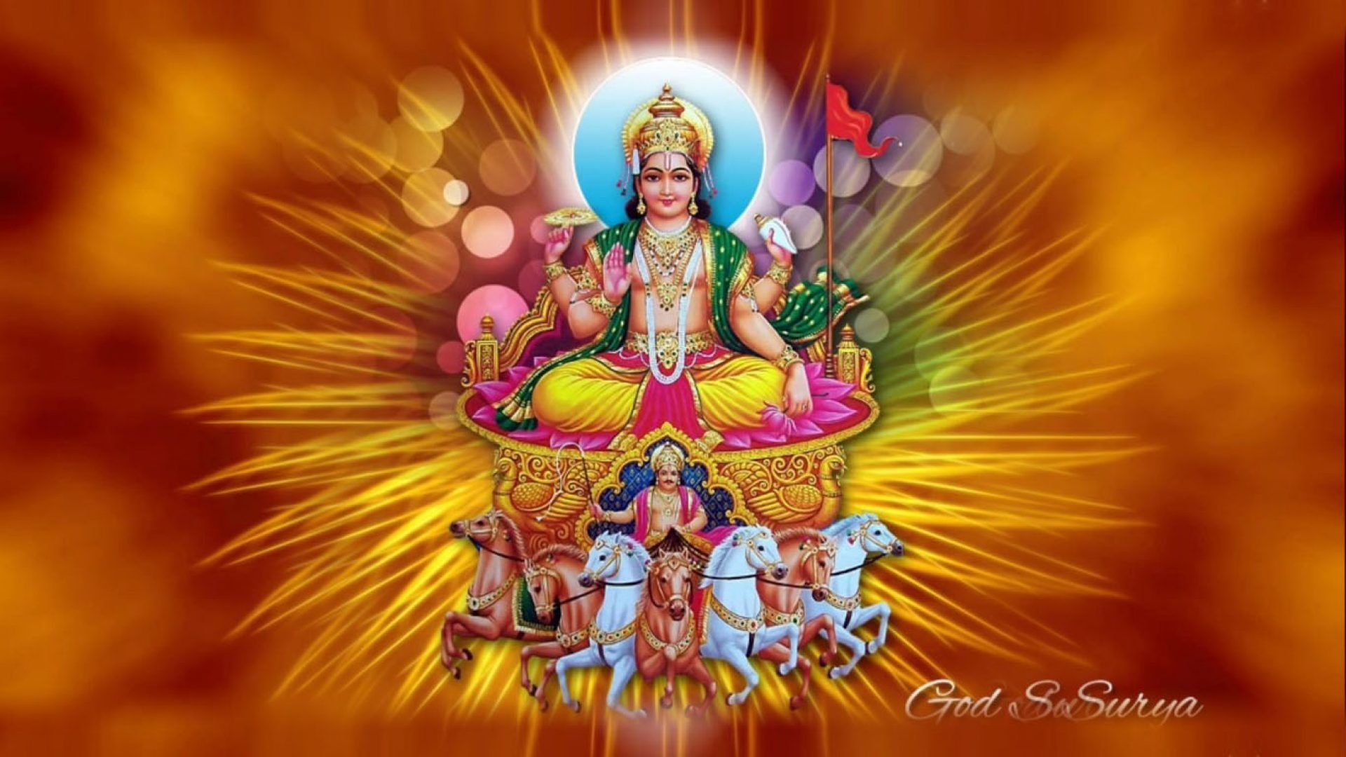 1920x1080 Surya Dev Full HD Wallpaper Download. Hindu Gods and Goddesses, Desktop