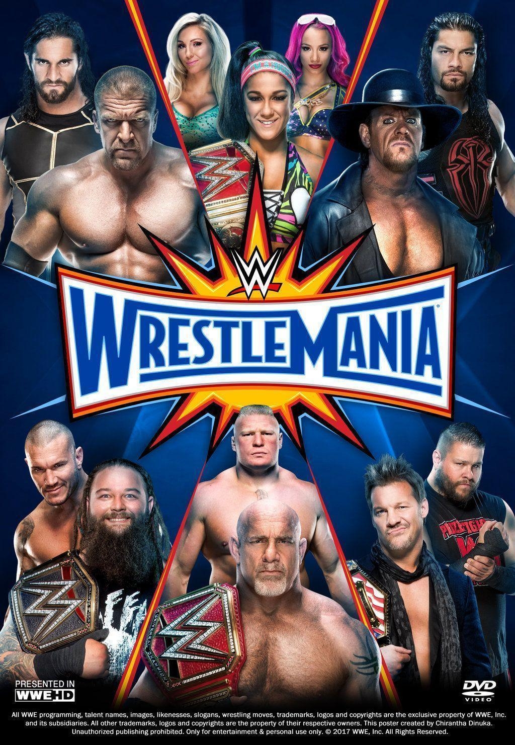 1030x1490 WWE Wrestlemania 33 Wallpaper Free Download From Hdwallpaperz.tk, Phone