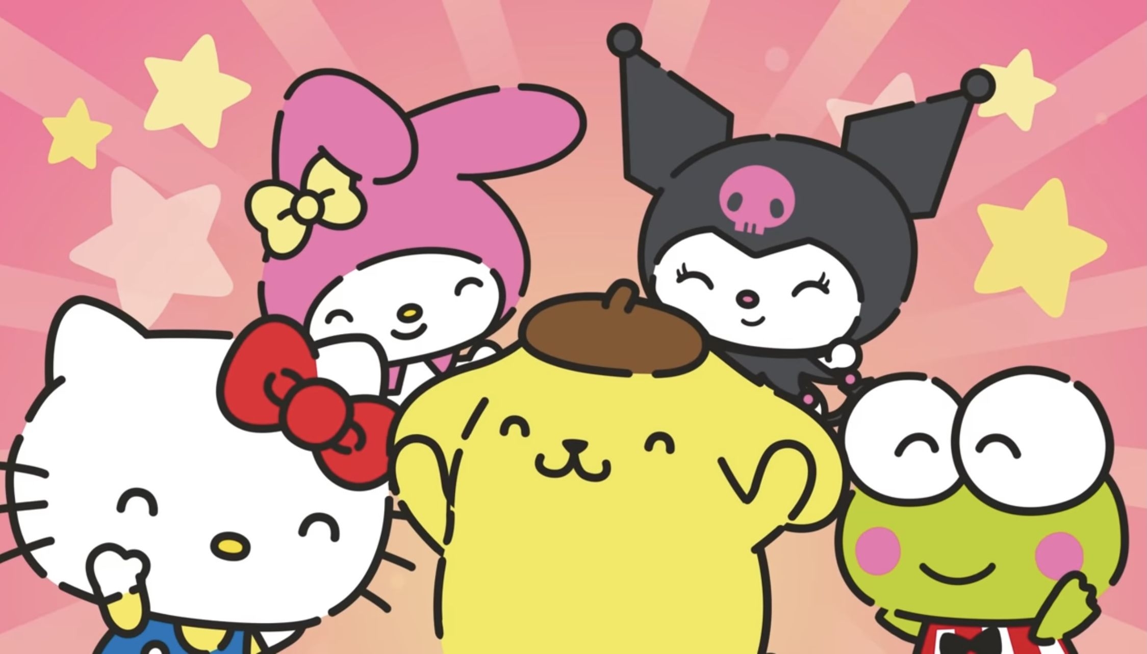 2250x1290 Sanrio. Sanrio hello kitty, Melody hello kitty, Hello kitty characters, Desktop